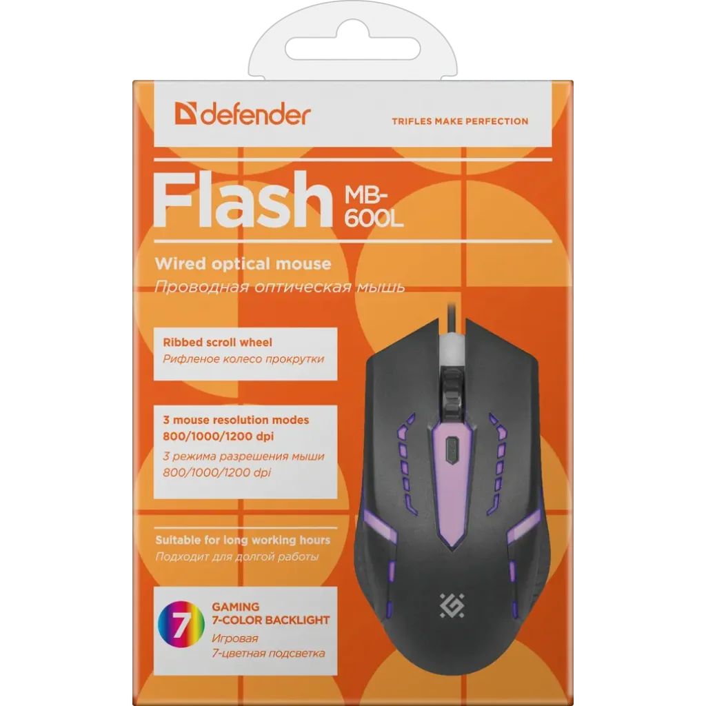 Мышь DEFENDER (52600)Flash MB-600L UA