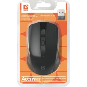 Мышь DEFENDER (52935)Accura MM-935 Wireless черный UA