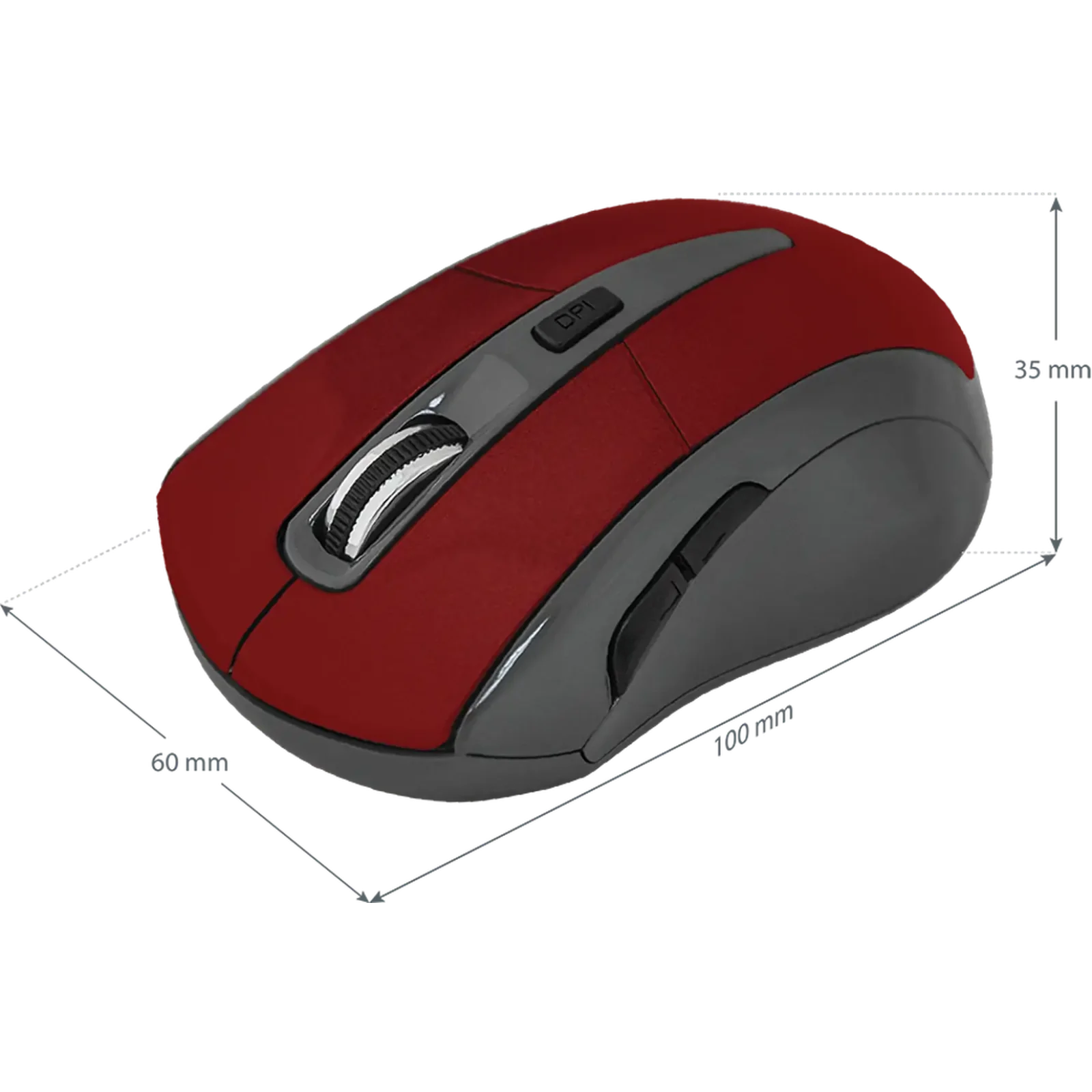 Мышь DEFENDER (52966)Accura MM-965 Wireless Красный UA