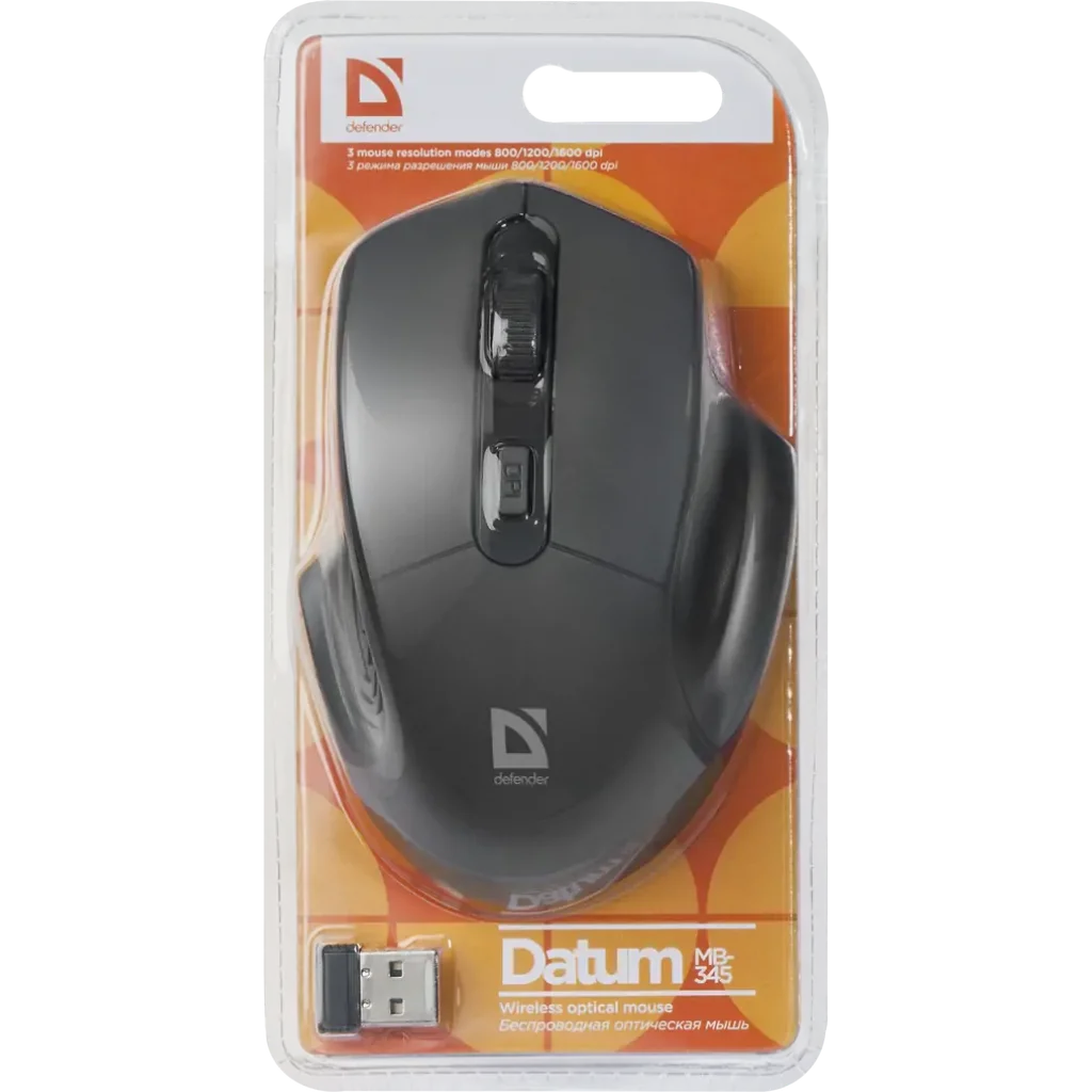 Мышь DEFENDER Datum MB-345 Wireless UA