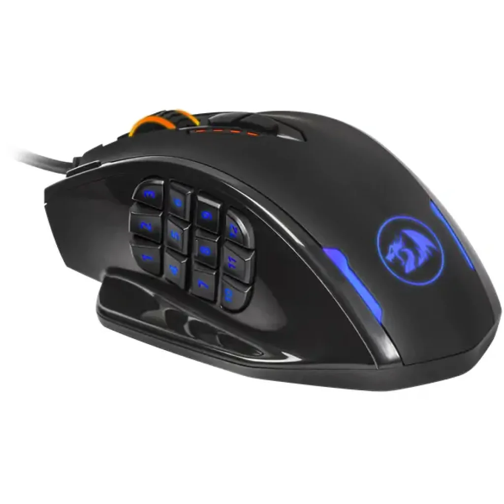 Мышь REDRAGON (78322) Impact RGB 19 кнопок 12400 dpi UA