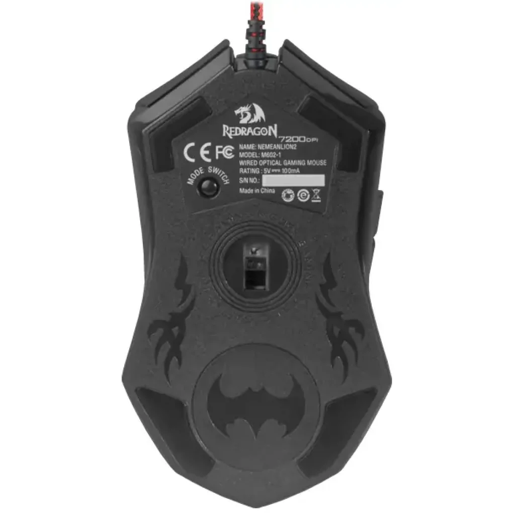 Миша REDRAGON (74511) Nemeanlion 2 6 кнопок 7200dpi UA