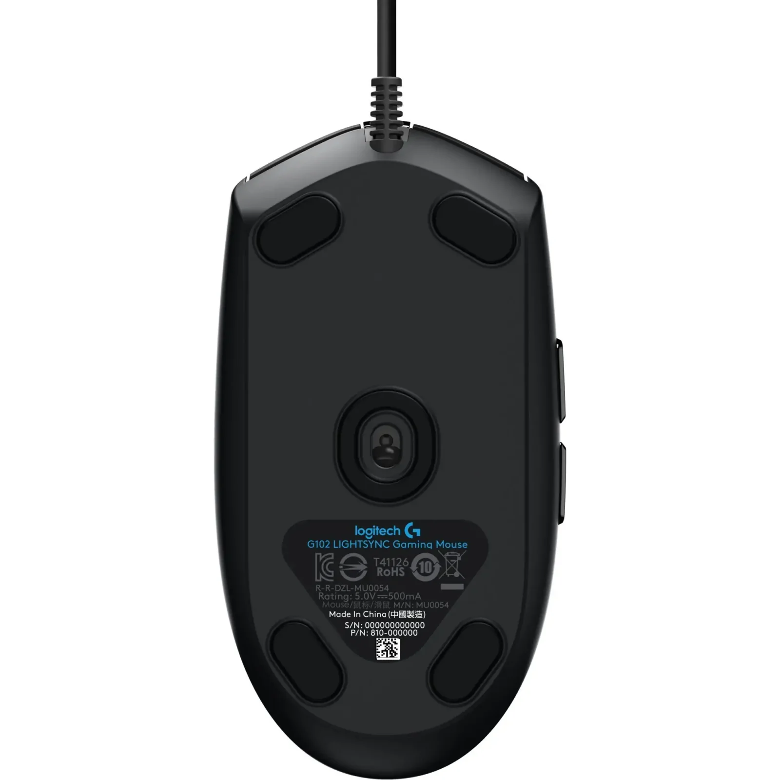 Мышь LOGITECH G102 LIGHTSYNC - BLACK - EER (910-005823) UA