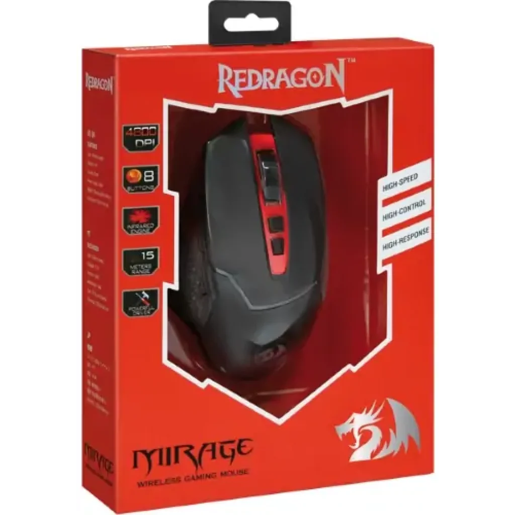Мышь REDRAGON (74847) Mirage 15 м,10 кнопок, 4800 dpi UA