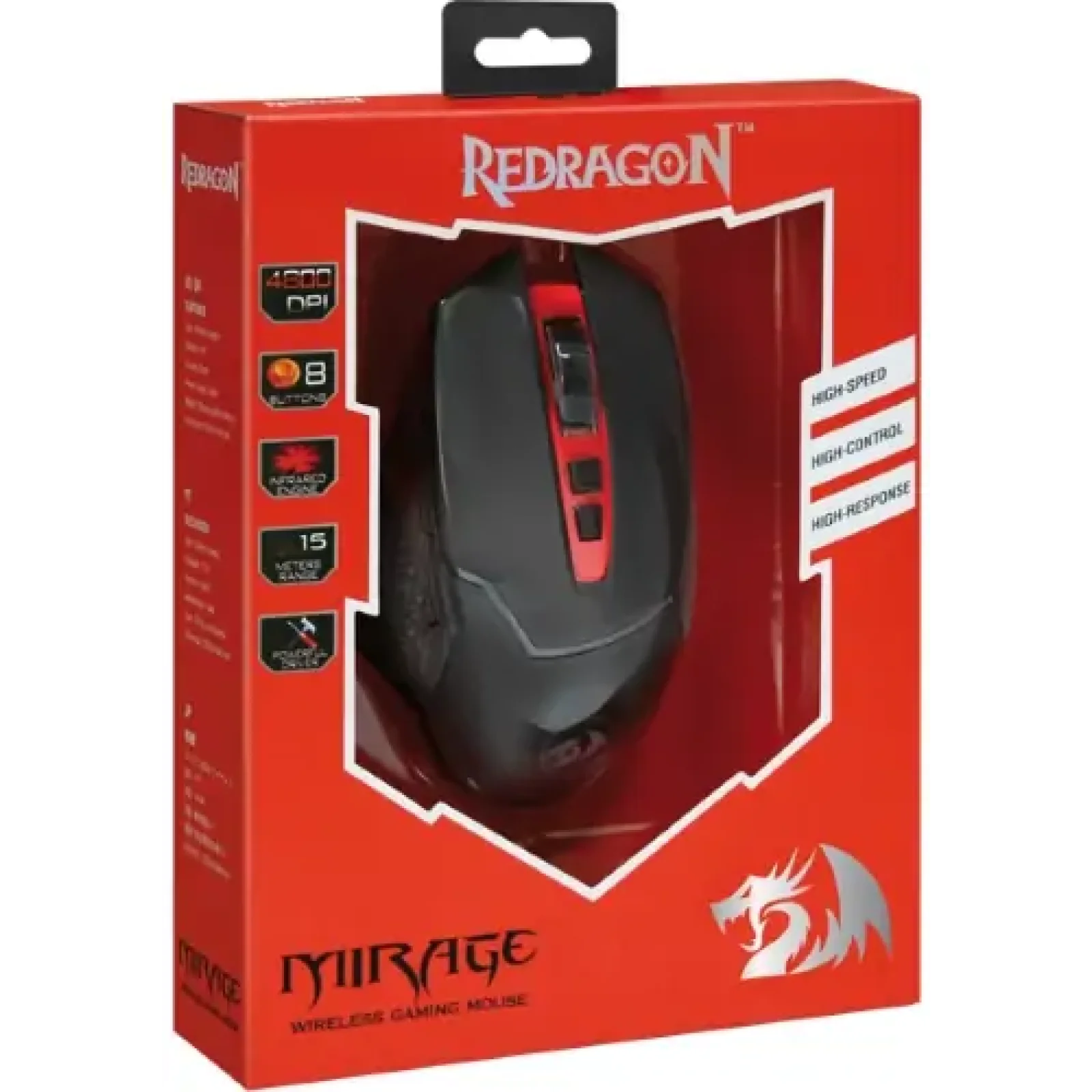 Мышь REDRAGON (74847) Mirage 15 м,10 кнопок, 4800 dpi UA