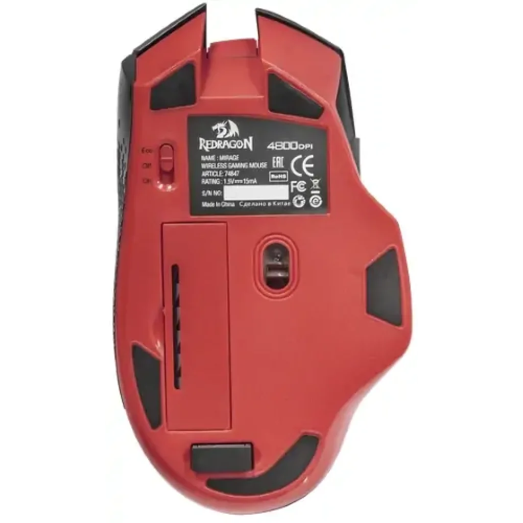 Мышь REDRAGON (74847) Mirage 15 м,10 кнопок, 4800 dpi UA