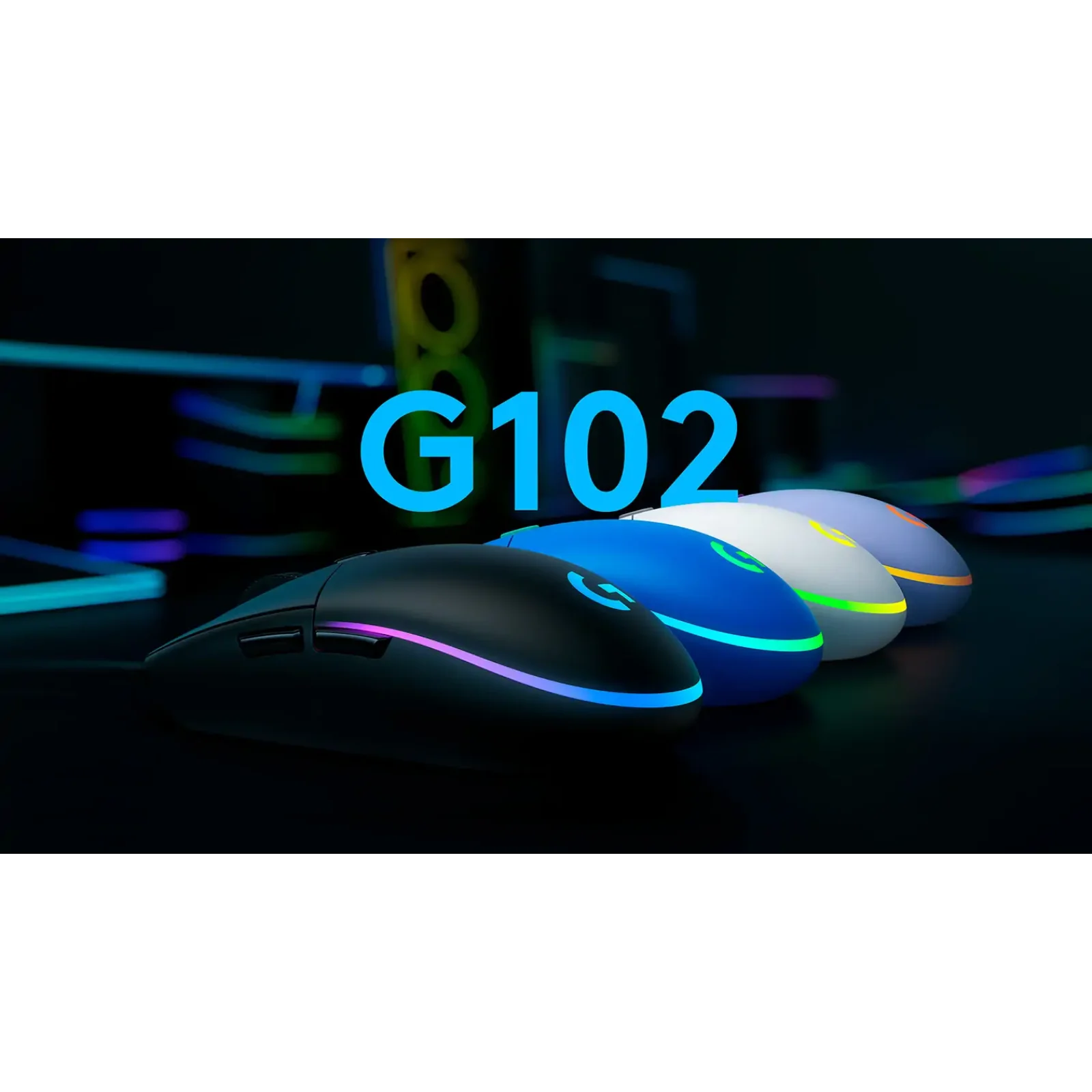 Мышь LOGITECH G102 LIGHTSYNC - LILAC - EER (910-005854) UA
