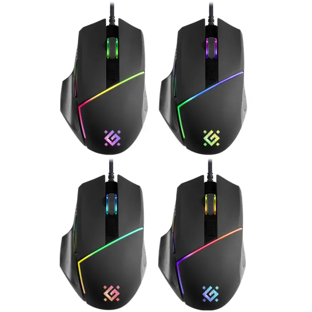 Мышь DEFENDER (52880) Warfame GM-880L RGB, 8 кнопок,12800 dpi UA
