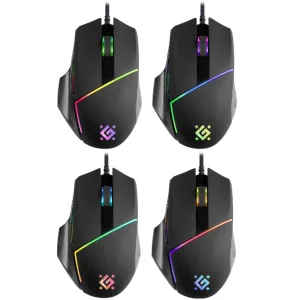 Мышь DEFENDER (52880) Warfame GM-880L RGB, 8 кнопок,12800 dpi UA