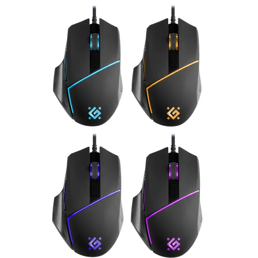 Мышь DEFENDER (52880) Warfame GM-880L RGB, 8 кнопок,12800 dpi UA