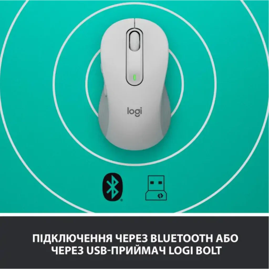 Мышь LOGITECH Signature M650 Wireless OFF-WHITE B2B (910-006275) UA