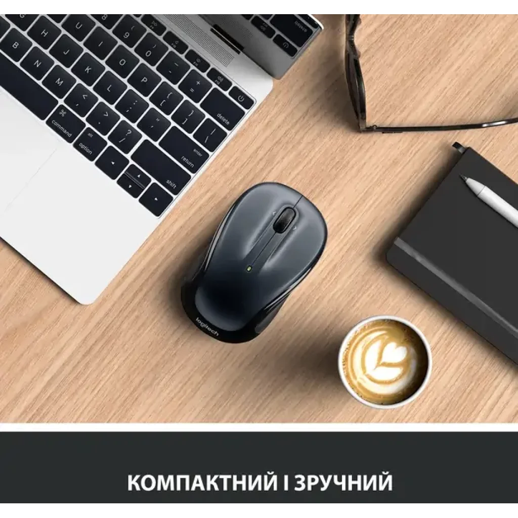Миша LOGITECH M325s Wireless Dark Silver (910-006812) UA