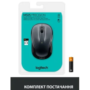 Миша LOGITECH M325s Wireless Dark Silver (910-006812) UA