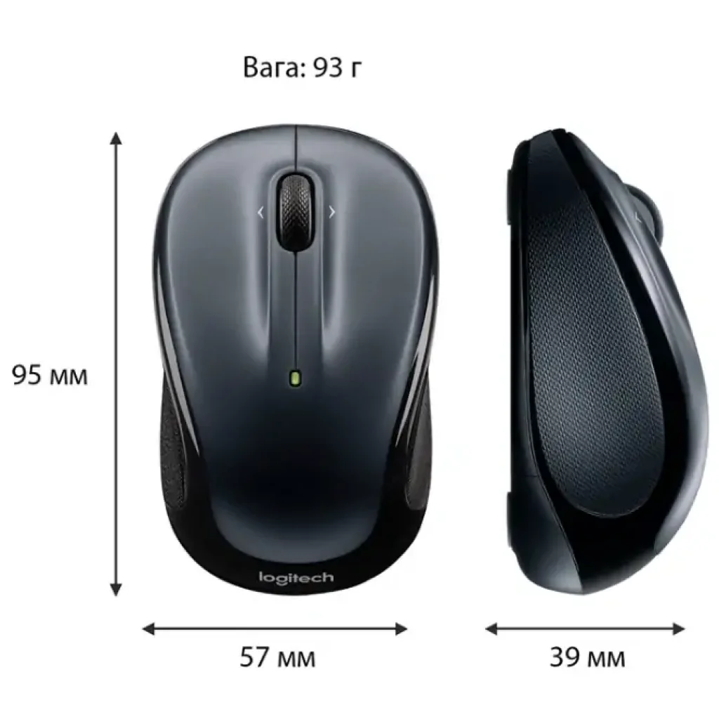 Миша LOGITECH M325s Wireless Dark Silver (910-006812) UA