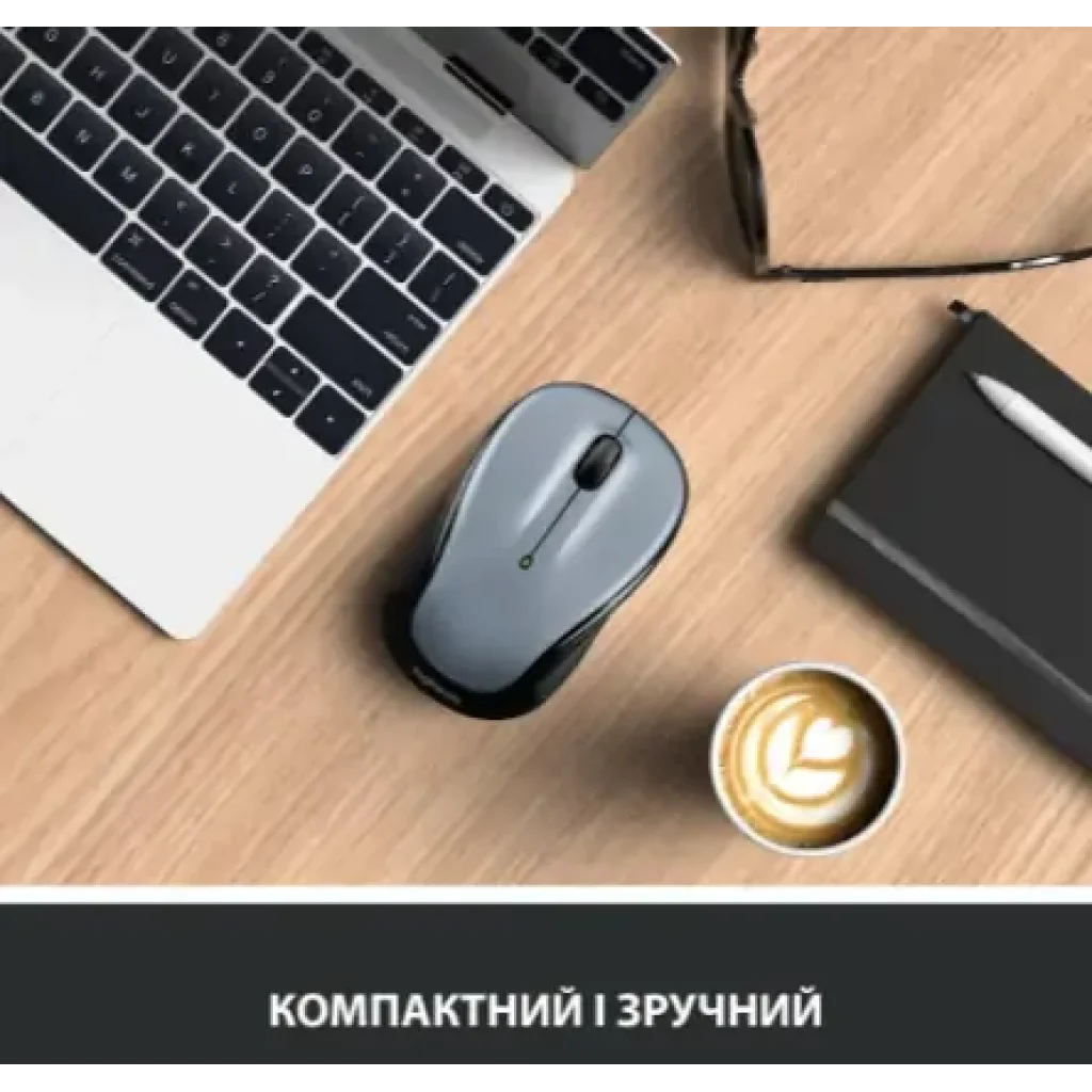 Мышь LOGITECH M325s Wireless Light Silver (910-006813) UA