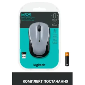 Мышь LOGITECH M325s Wireless Light Silver (910-006813) UA