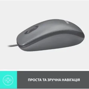 Мышь LOGITECH Mouse M100 BLACK - USB - AKOYA HANGTAB BOX M100 (910-006652) UA