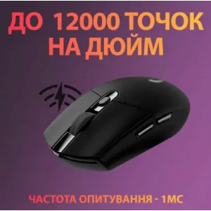 Мышь LOGITECH Wireless Gaming Mouse G305 Black UA
