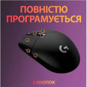 Мышь LOGITECH Wireless Gaming Mouse G305 Black UA