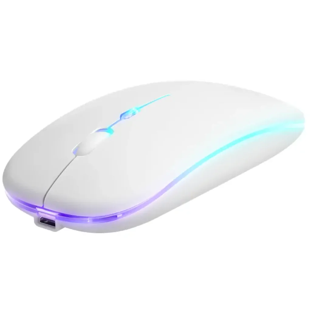 Мышь DEFENDER (52998) Touch MM-997, 2.4+BT, RGB, 500mAh, WHITE, wireless, silent UA