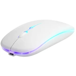 Мышь DEFENDER (52998) Touch MM-997, 2.4+BT, RGB, 500mAh, WHITE, wireless, silent UA