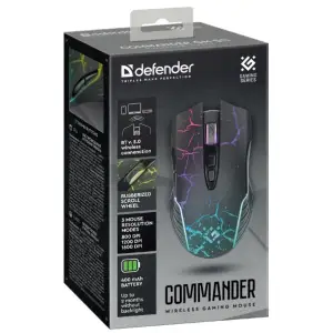 Мышь DEFENDER (52557) Commander GM-511, 7D, 400 mAh, 1600dpi, Bluetooth UA