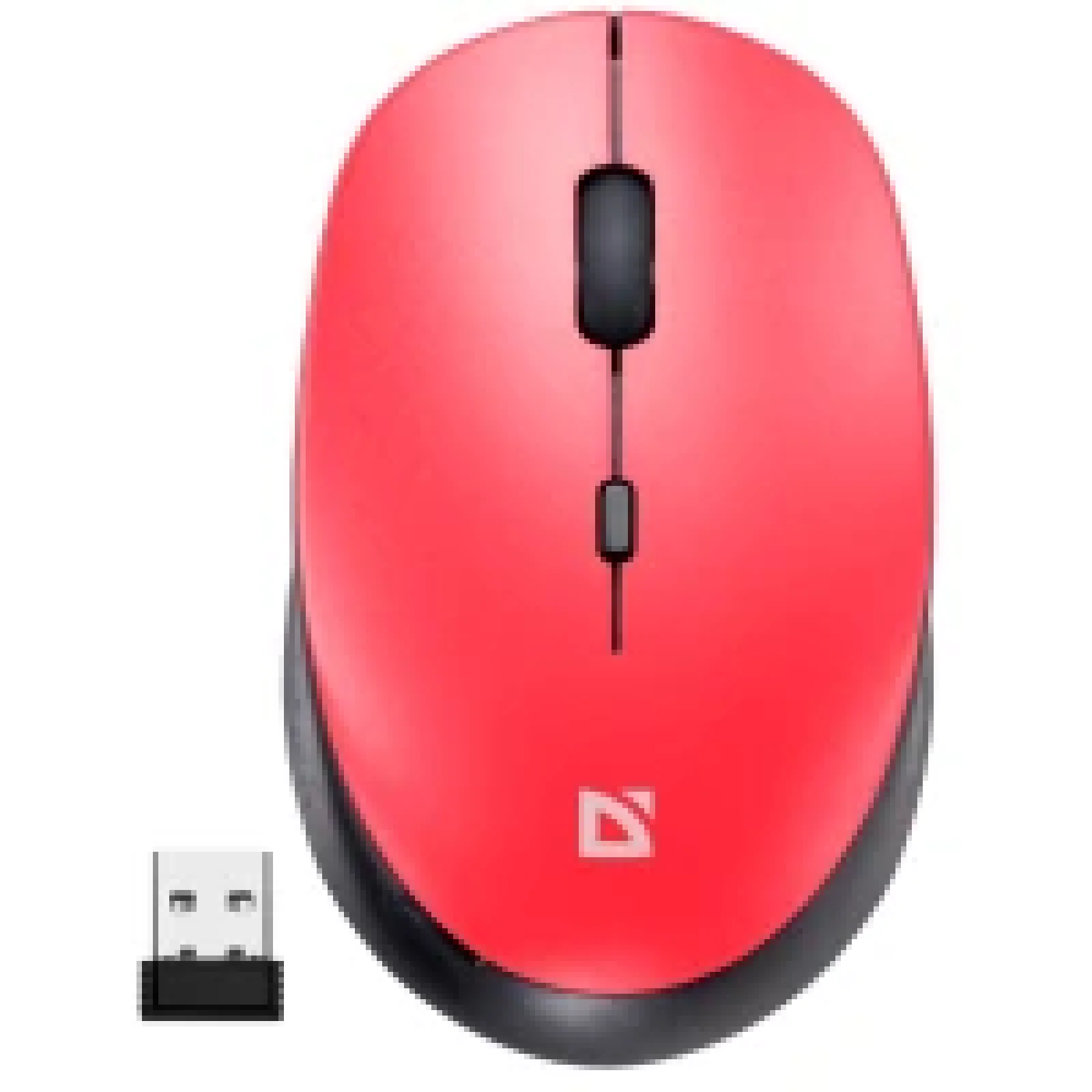 Миша DEFENDER (52026) Auris MB-027, 4D, 800-1600dpi, RED, wireless, silent UA