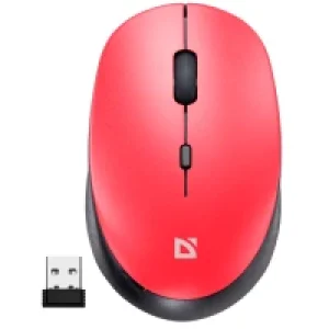 Мышь DEFENDER (52026) Auris MB-027, 4D, 800-1600dpi, RED, wireless, silent UA