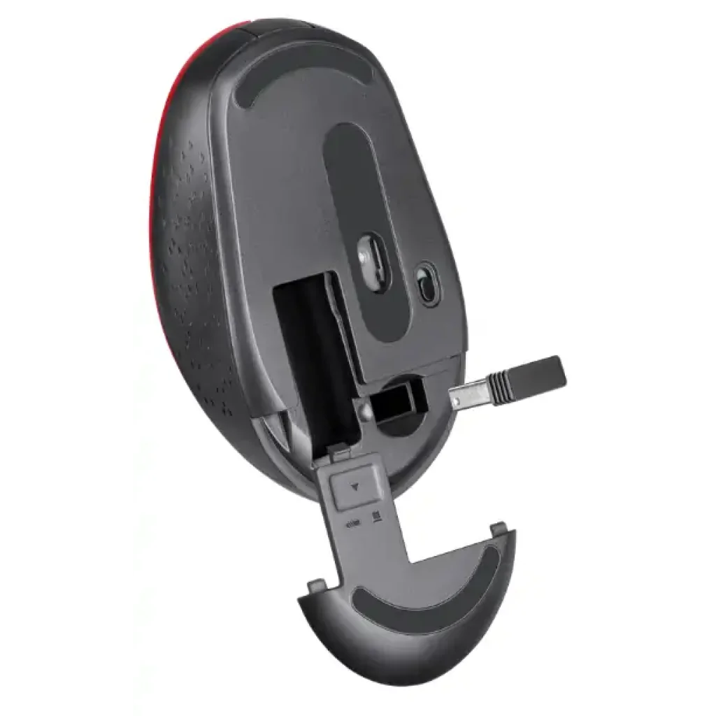 Мышь DEFENDER (52026) Auris MB-027, 4D, 800-1600dpi, RED, wireless, silent UA