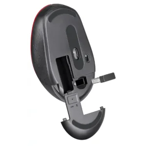 Мышь DEFENDER (52026) Auris MB-027, 4D, 800-1600dpi, RED, wireless, silent UA