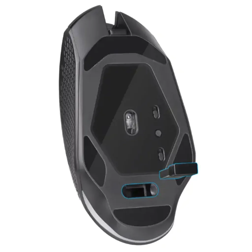 Мышь DEFENDER (52514) Glory GM-514, LED, 7D, 400 мАг, 3200dpi, BLACK, wireless UA