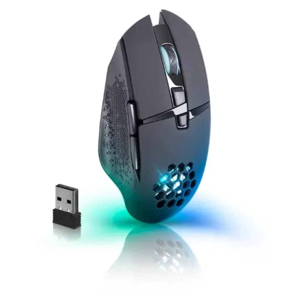 Мышь DEFENDER (52514) Glory GM-514, LED, 7D, 400 мАг, 3200dpi, BLACK, wireless UA