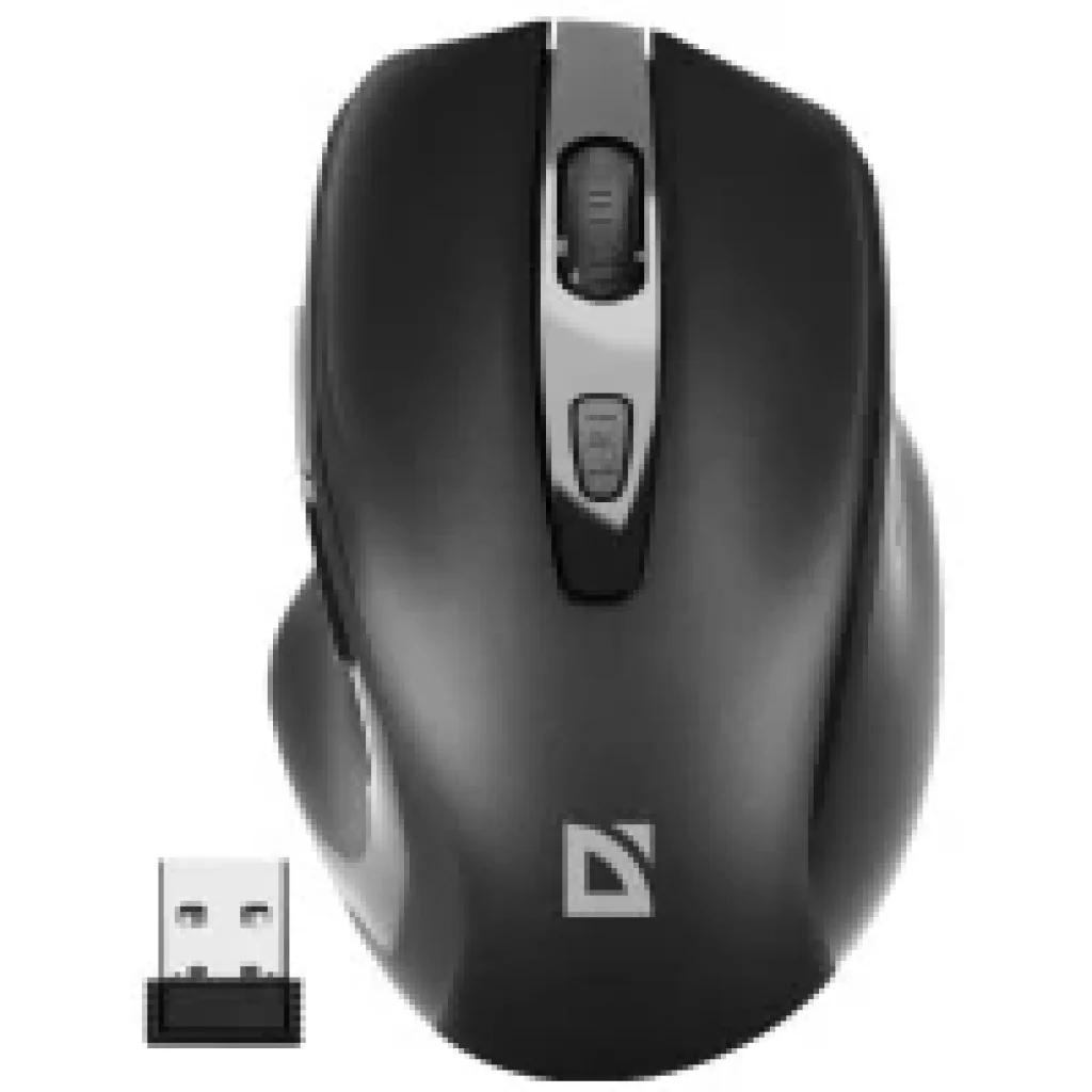 Миша DEFENDER (52053) Prime MB-053, 6D, 800-1600dpi, BLACK, wireless, silent UA