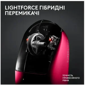 Мышь LOGITECH G PRO X SUPERLIGHT 2 LIGHTSPEED Gaming, Magenta (910-006797) UA