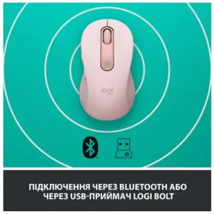 Мышь LOGITECH Signature M650 L Wireless Rose (910-006237) UA