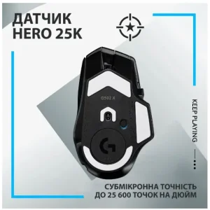 Мышь LOGITECH G502 X LIGHTSPEED, Black (910-006180) UA