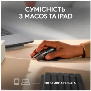 Миша LOGITECH MX Master 3S For Mac Performance Wireless, Space Grey (910-006571) UA
