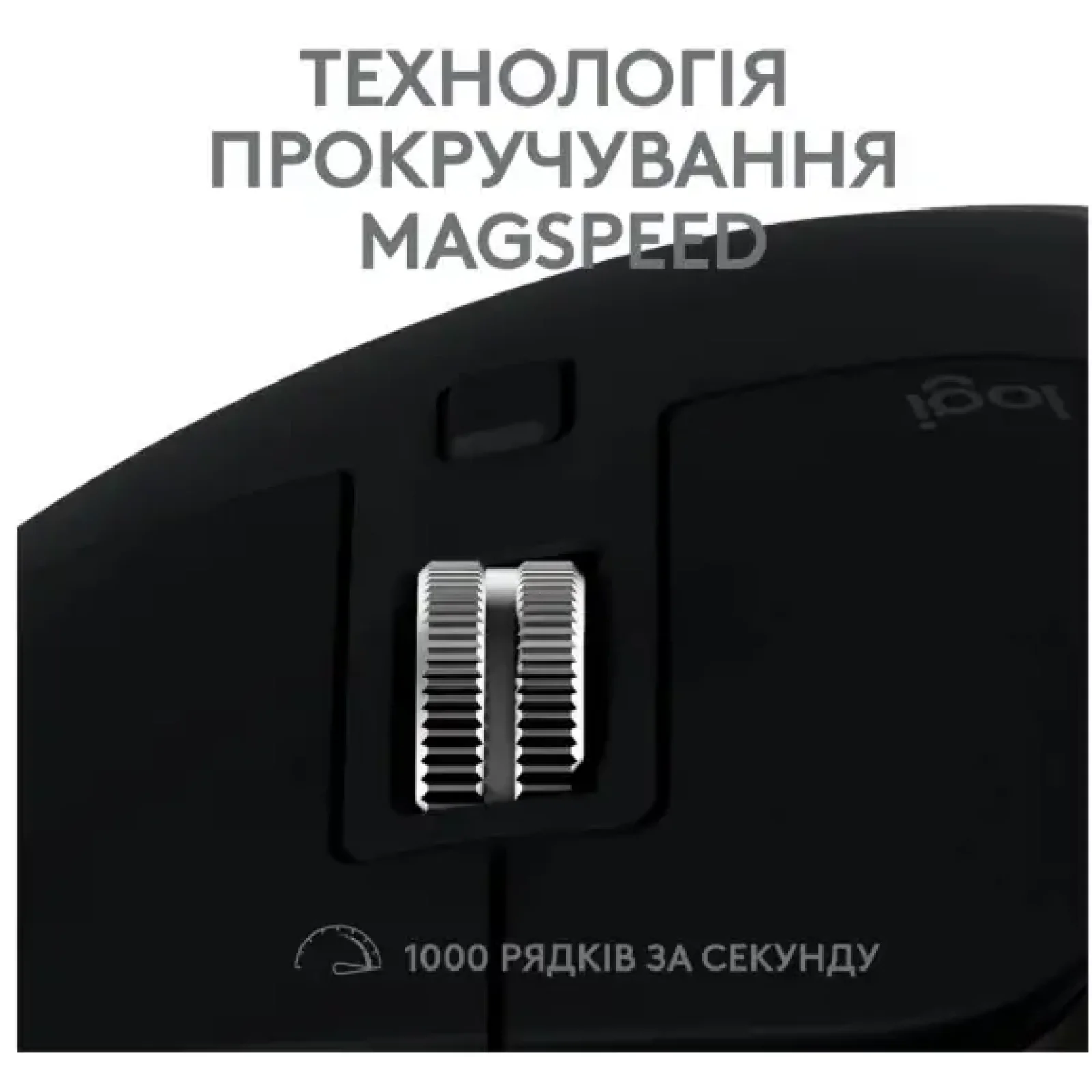 Мышь LOGITECH MX Master 3S For Mac Performance Wireless, Space Grey (910-006571) UA
