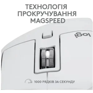 Мышь LOGITECH MX Master 3S For Mac Performance Wireless, Pale Grey (910-006572) UA