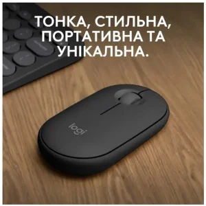 Мышь LOGITECH Pebble Mouse 2 M350s - TONAL GRAPHITE UA