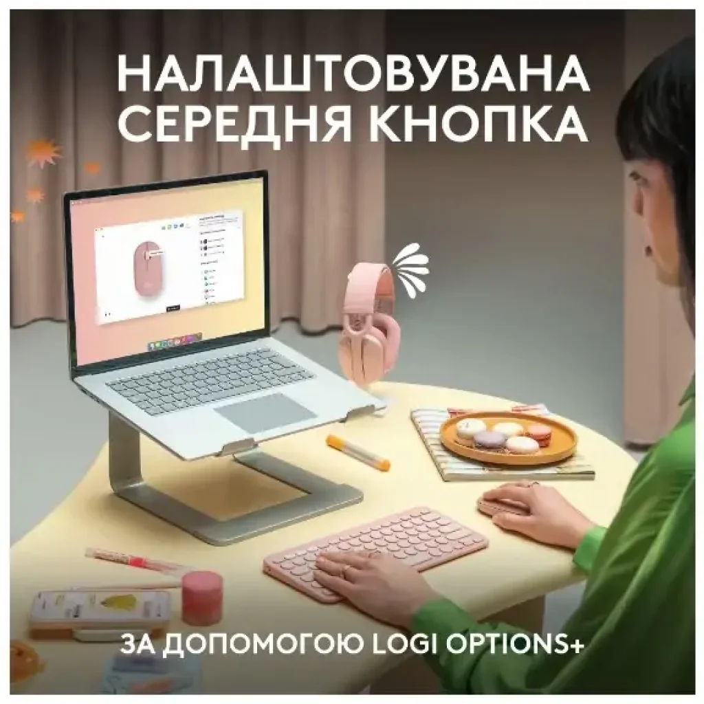 Мышь LOGITECH Pebble Mouse 2 M350s - TONAL GRAPHITE UA