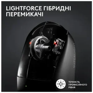 Мышь LOGITECH Pro X Superlight 2 Lightspeed Black (910-006630) UA