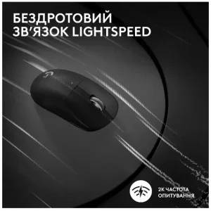 Мышь LOGITECH Pro X Superlight 2 Lightspeed Black (910-006630) UA