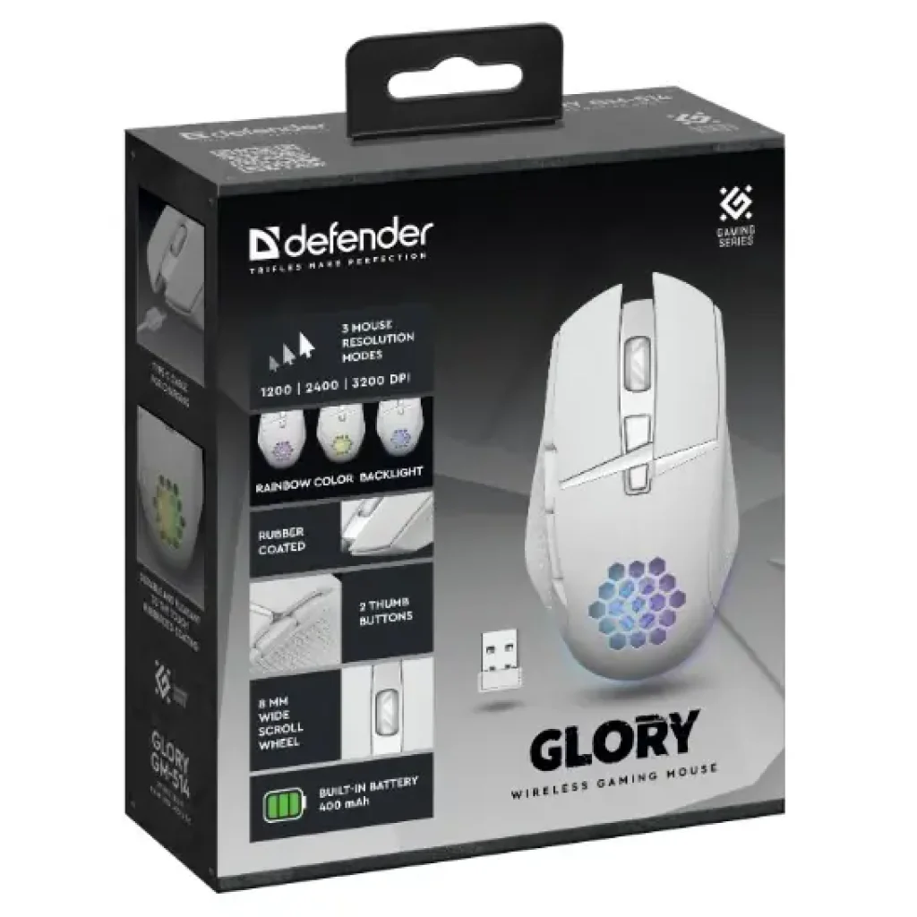Мышь DEFENDER Glory GM-514, LED White (52513) UA
