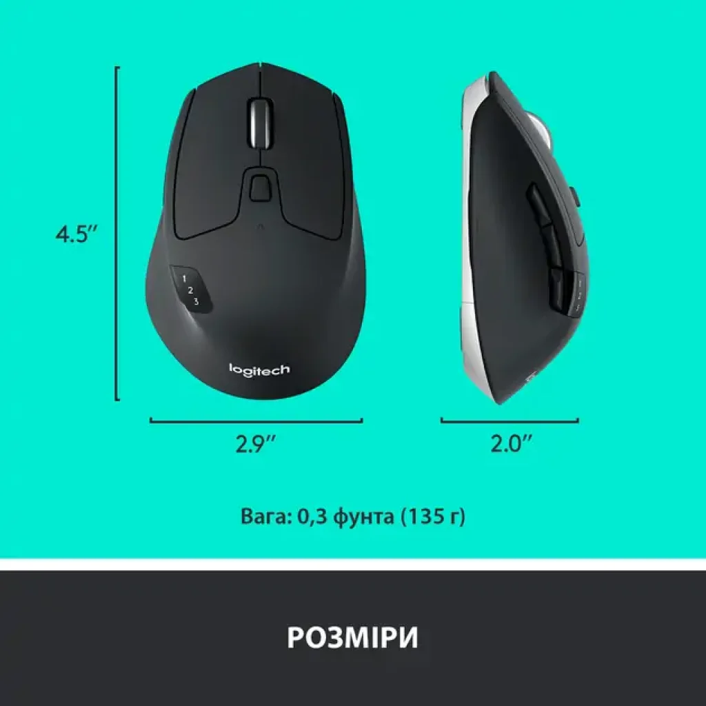 Мышь LOGITECH M720 Triathlon Mouse 910-004791 UA
