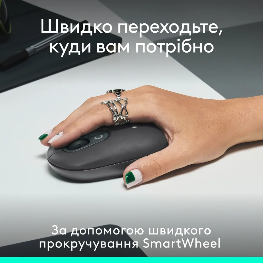 Миша Logitech POP Mouse Graphite, Bluetooth (910-007412) UA