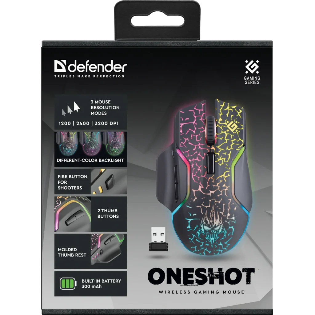Мышь Defender Oneshot GM-067 (52067) UA
