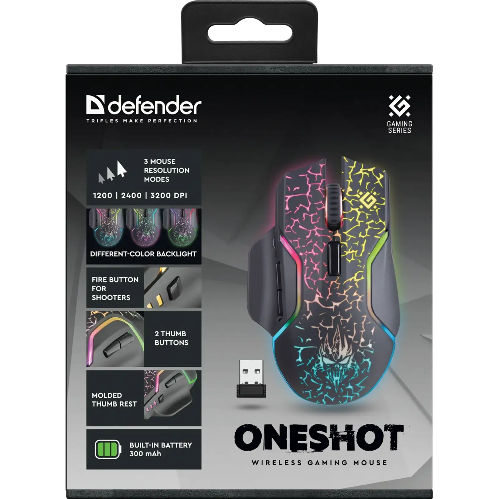Мышь Defender Oneshot GM-067 (52067) UA