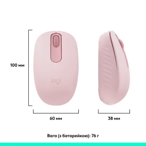Миша LOGITECH M196 Bluetooth - ROSE (L910-007461) UA