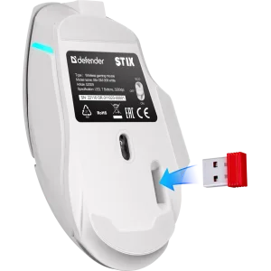 Мышь Defender Stix GM-009 White (52009) UA